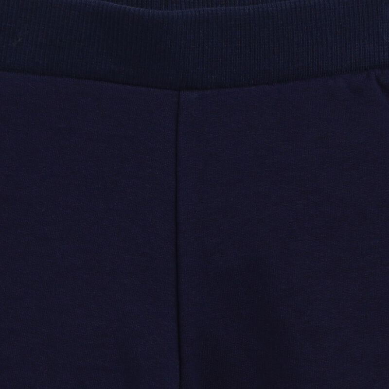 Girls Dark Blue Printed Sweatshirt with Leggings Set image number 5